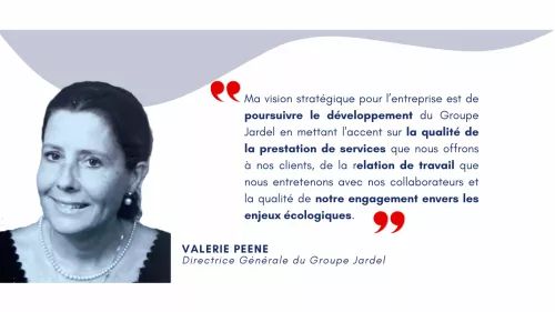 Valérie Peene, Directrice Générale du Groupe Jardel